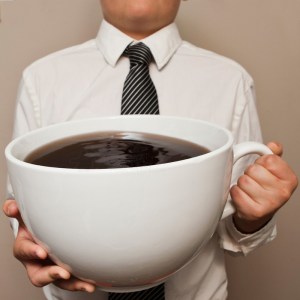All hail coffee, thy savior and master. (Also, I pulled this image off Google. So, you know. Hope it's stock!) 
